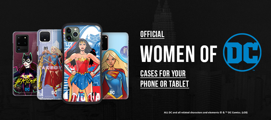 DC Women Core Cases, Skins, & Accessories Banner