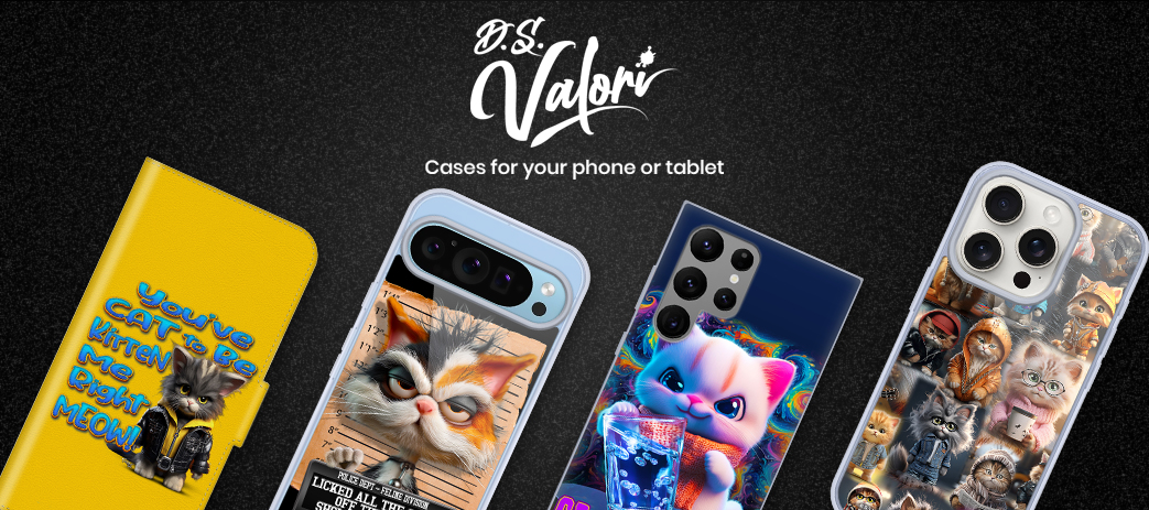 D.S. Valori Cases, Skins, & Accessories Banner