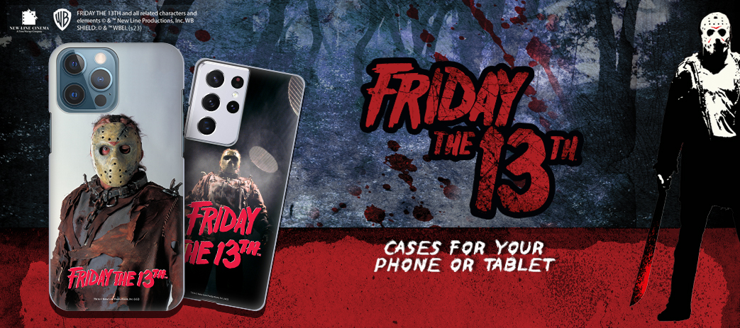 Friday the 13th: Jason X Cases, Skins, & Accessories Banner