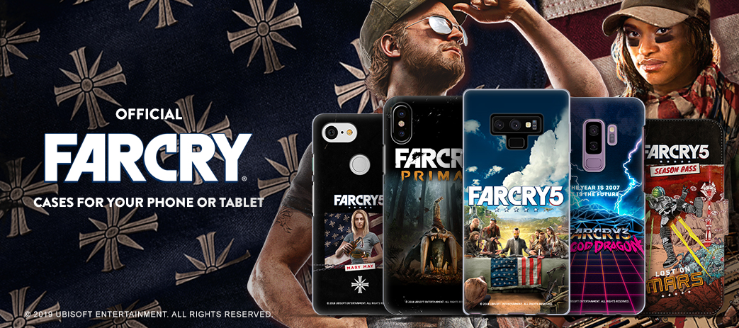 Far Cry Cases, Skins, & Accessories Banner