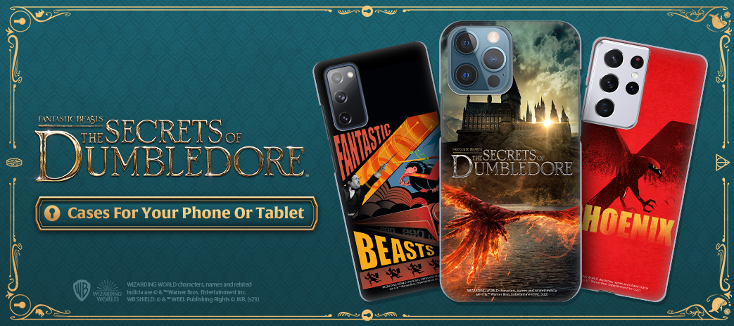 Fantastic Beasts: The Secrets of Dumbledore Cases, Skins, & Accessories Banner