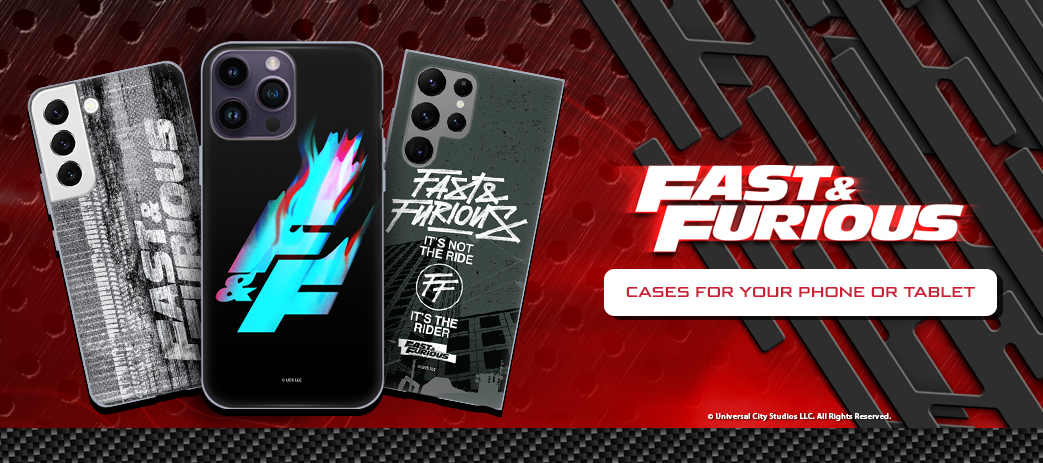 Fast & Furious Franchise Cases, Skins, & Accessories Banner
