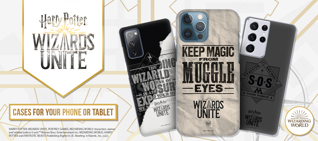 Harry Potter: Wizards Unite Cases, Skins, & Accessories Banner