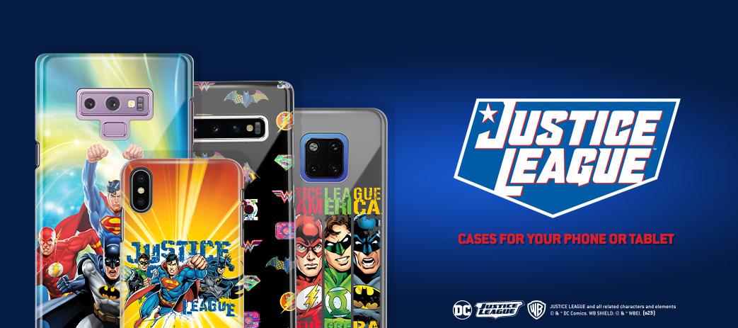 Justice League DC Comics Cases, Skins, & Accessories Banner