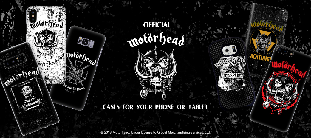 Motorhead Cases, Skins, & Accessories Banner