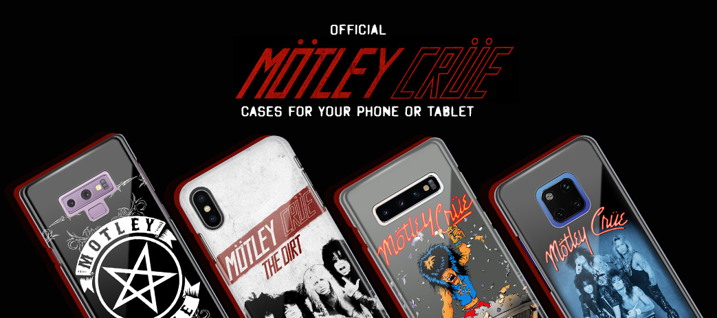 Motley Crue Cases, Skins, & Accessories Banner