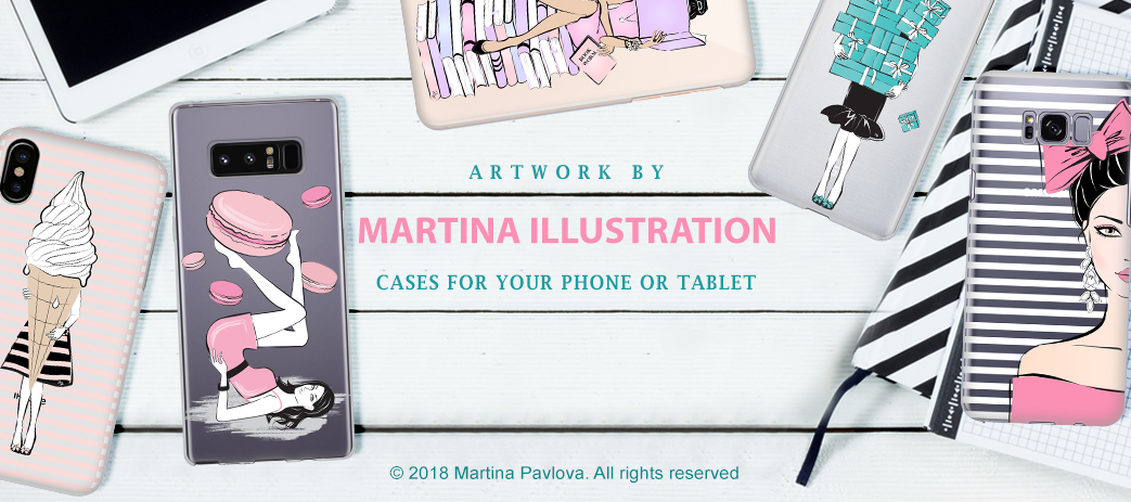 Martina Illustration Cases, Skins, & Accessories Banner