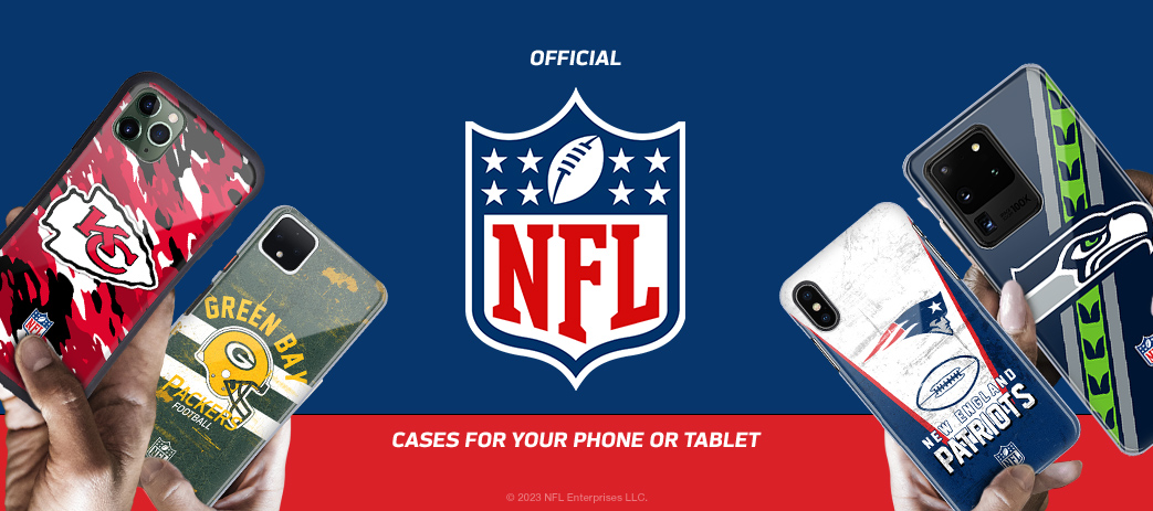 NFL Cases, Skins, & Accessories Banner
