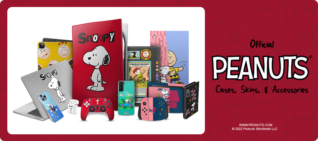 Peanuts Cases, Skins, & Accessories Main Banner