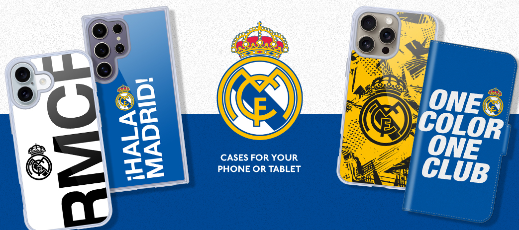 Real Madrid CF Cases, Skins, & Accessories Main Banner