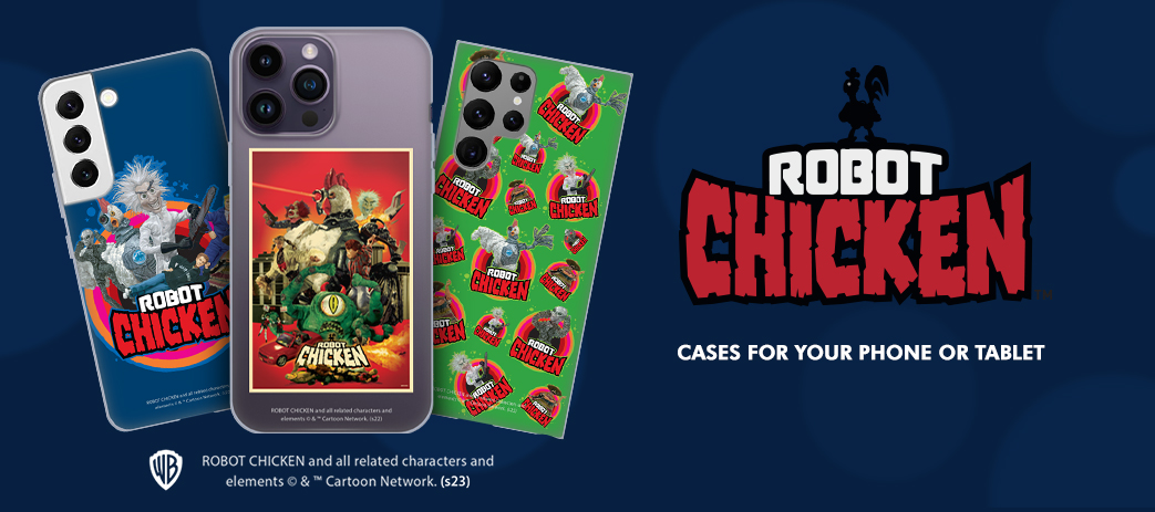 Robot Chicken Cases, Skins, & Accessories Banner