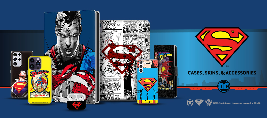 Superman DC Comics Cases, Skins, & Accessories Banner