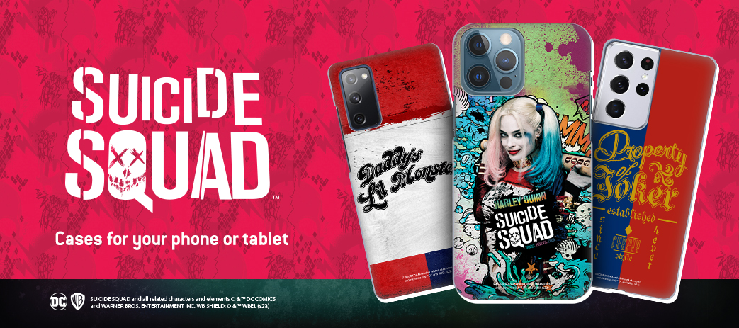 Suicide Squad 2016 Cases, Skins, & Accessories Banner