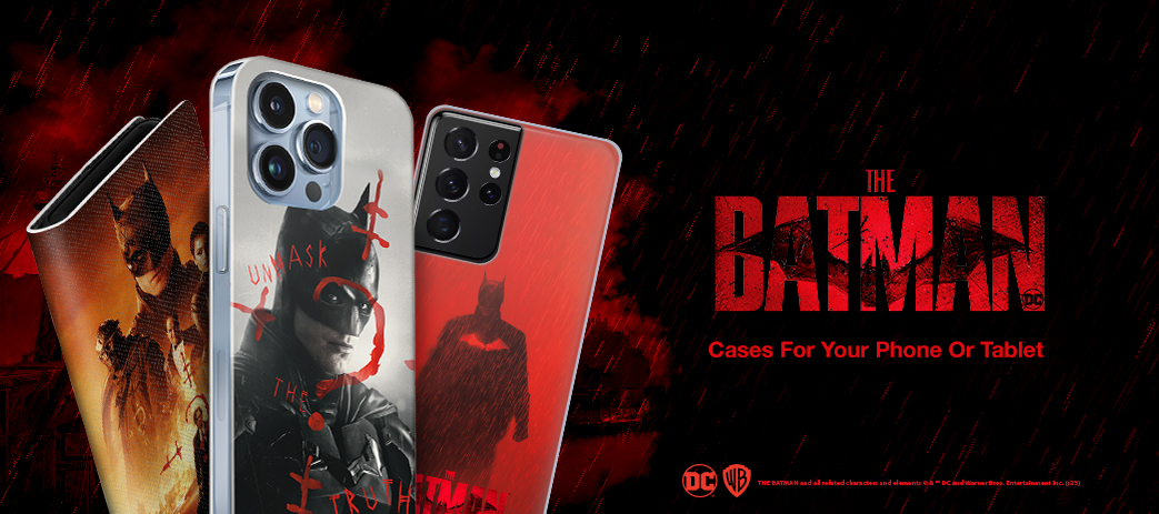 OFFICIAL THE BATMAN GRAPHICS BLACK SHOCKPROOF FOR APPLE iPHONE
