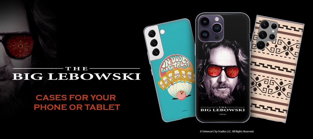 The Big Lebowski Cases, Skins, & Accessories Banner