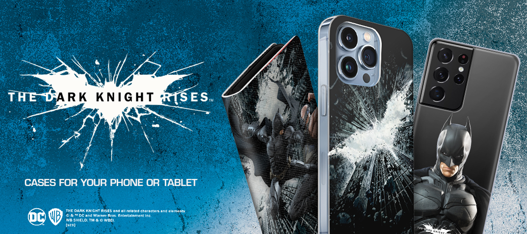 The Dark Knight Rises Cases, Skins, & Accessories Banner