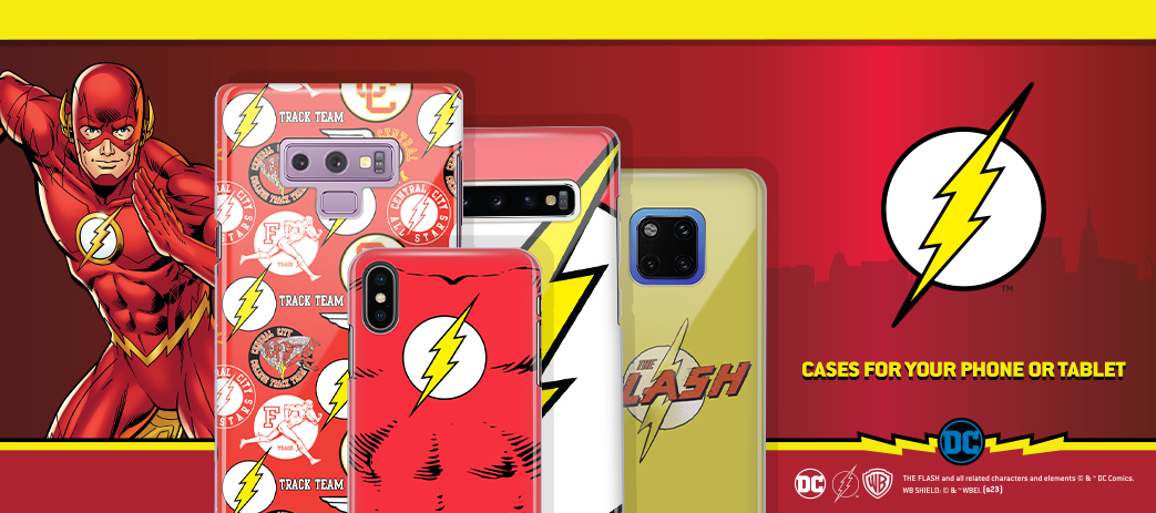 The Flash DC Comics Cases, Skins, & Accessories Banner
