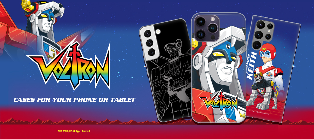 Voltron Cases, Skins, & Accessories Banner