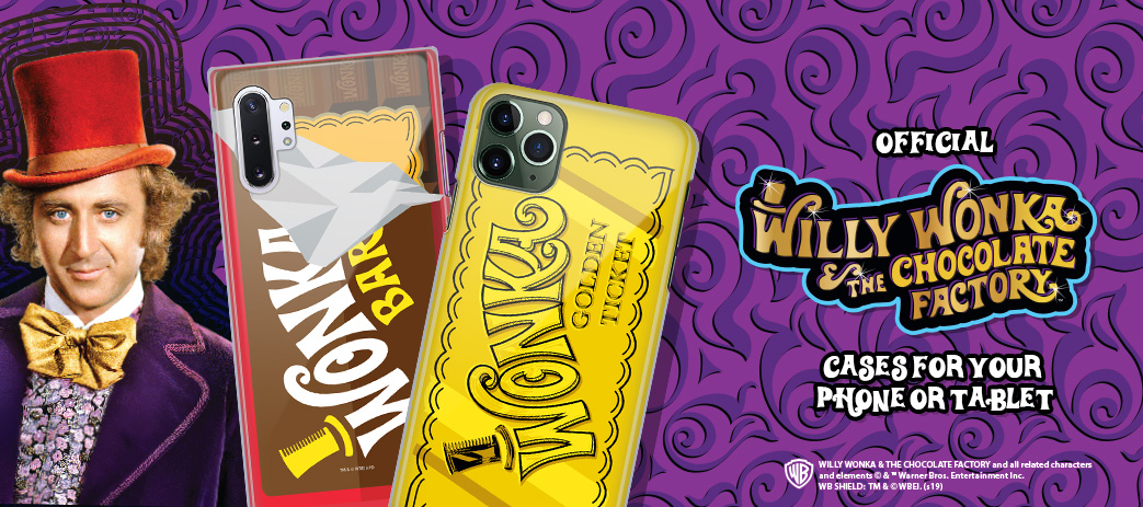 Willy Wonka and the Chocolate Factory Cases, Skins, & Accessories Banner