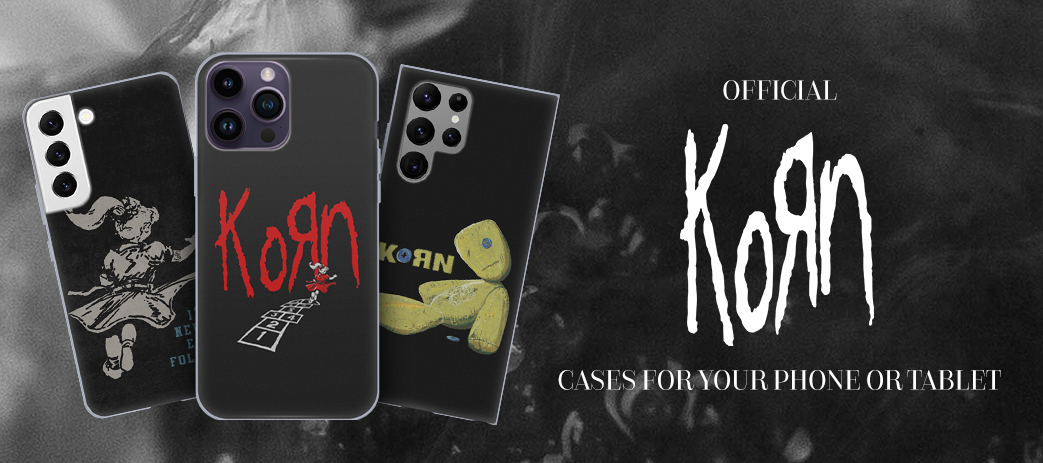 Korn Cases, Skins, & Accessories Banner