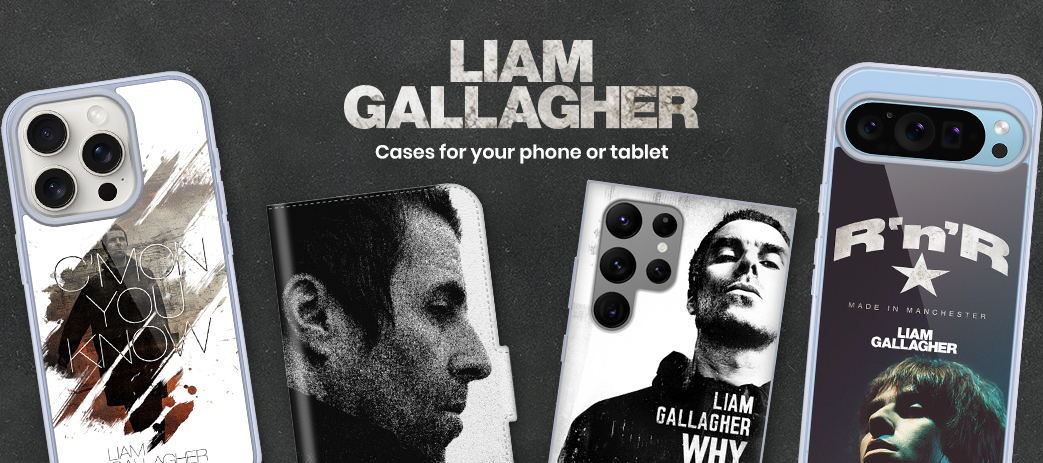 Liam Gallagher Cases, Skins, & Accessories Banner