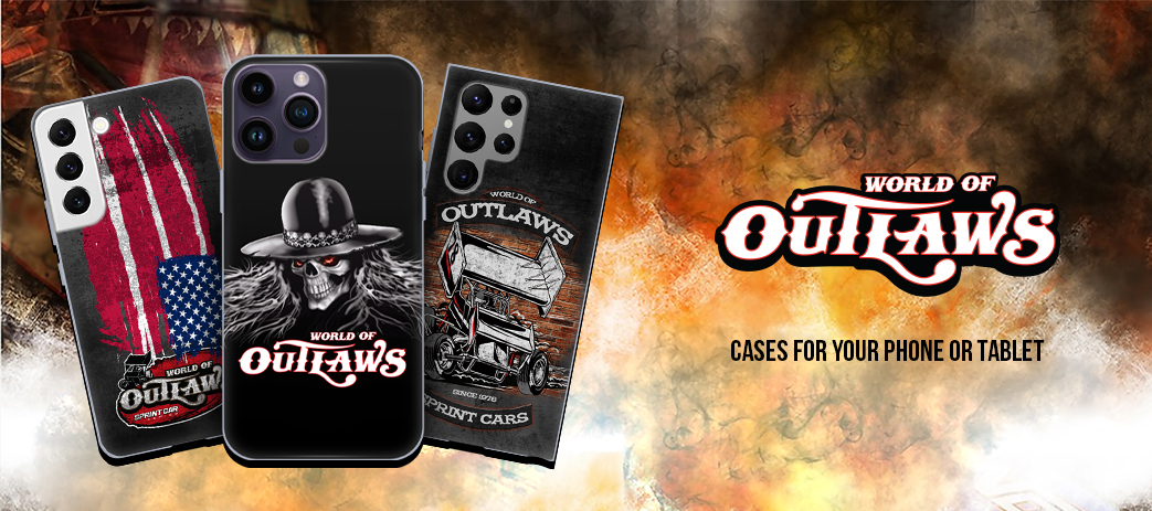World of Outlaws Cases, Skins, & Accessories Banner