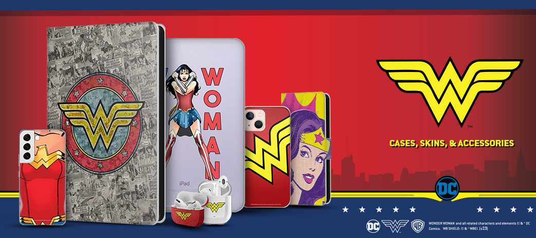 Wonder Woman DC Comics Cases, Skins, & Accessories Banner
