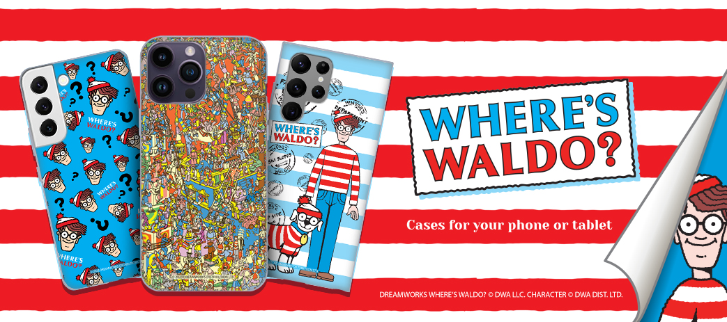 Where's Waldo? Cases, Skins, & Accessories Banner